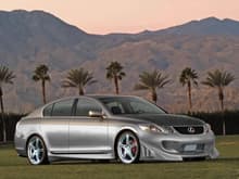 Lexus GS 430. I found this pic on a website and liked the look of it.