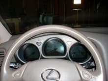 upgraded to 01-05 cluster bezel aka cover with the silver circles