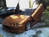 94 integra custom sunset orange.lambo doors, buddy club body kit, my old show car