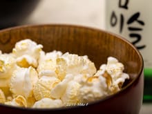 Popcorn and soju