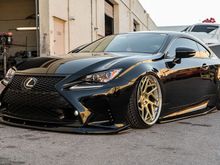 Lexus RC with the NIA Splitter, NIA Sides, NIA Rears, and NIA Spoiler! @mfresh_21