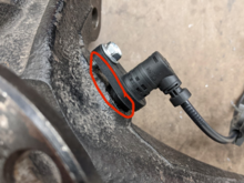 Photo from google images of an ABS sensor to show my problem. The sensor looks very similar on the 2GS