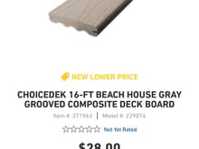 This is a composite deck board.

