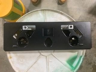 Exterior Body Parts - Front license plate bracket with screws - New - All Years  All Models - Pittsburgh, PA 15216, United States