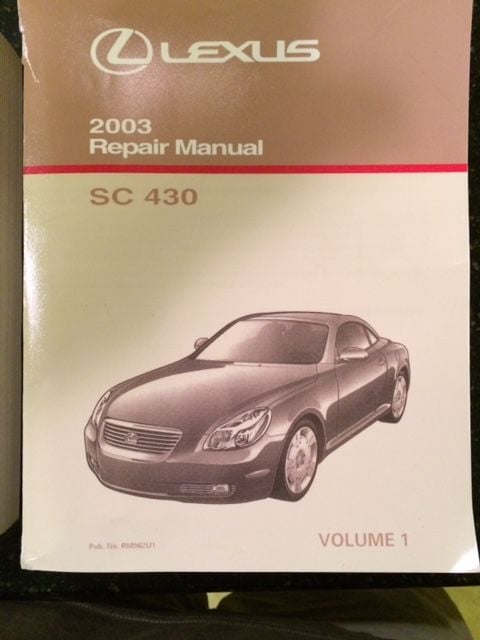 Accessories - 2003 Lexus SC430 Owners and Service Manuals Like New Condition - Used - 2002 to 2005 Lexus SC430 - Allentown, PA 18062, United States