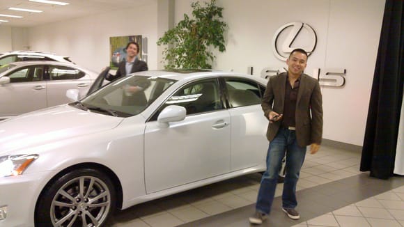 My first Lexus picked up on January 2011