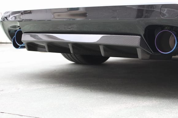 LEMS Dry Carbon Fiber Rear Diffuser, Lexus GSF