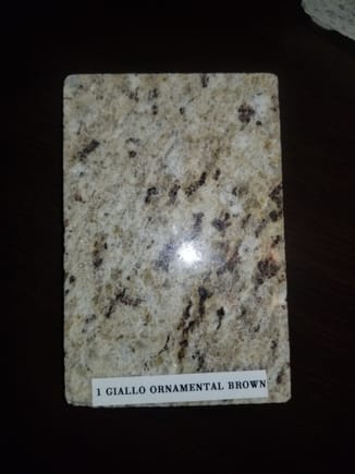 Our granite is ordered!