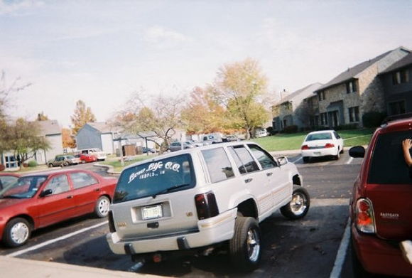 my jeep when it was bagged