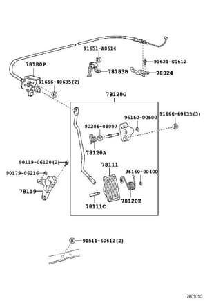 Canadian gas pedal diagram