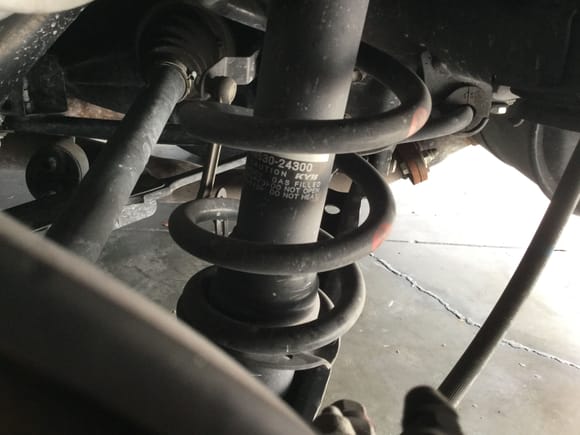 I think these are the OEM shocks made by KYB...i did know KYB was the OEM.