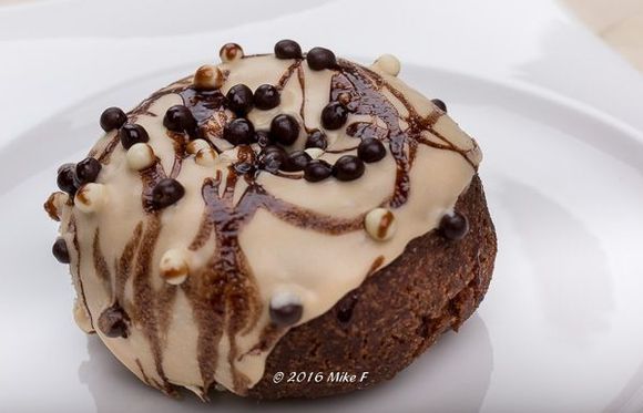 Craft donut espresso chocolate