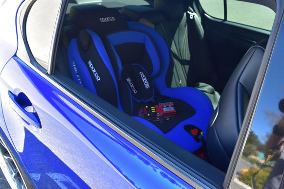 My son's car seat