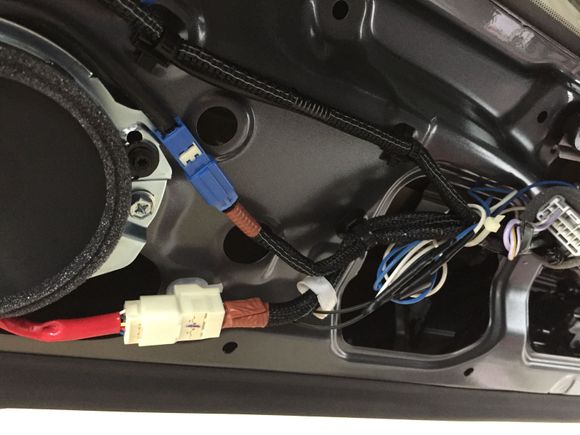 I tap two wires off the harness for the inner lights