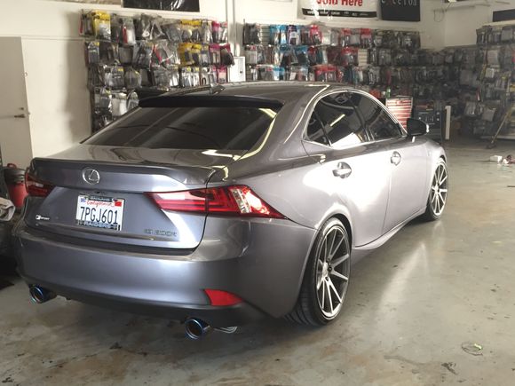 Just got the rims done and Carbon Fiber Window Visor