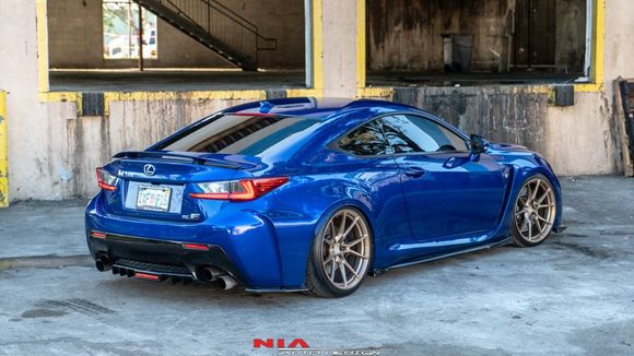lexus rcf rear spat lip kit