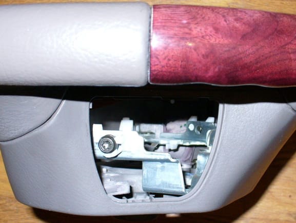 Left side of the ES steering wheel.