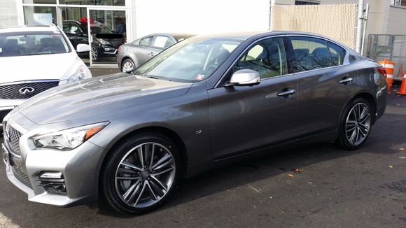 Oldest son's 16 Q50S on delivery day