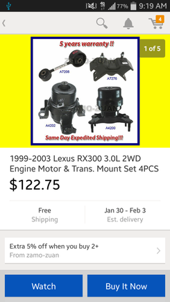 Ok guys, was looking up the motor mounts and came across this, do yall think this is a good price and should I trust these parts?