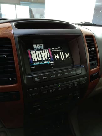 GROM VLine Lexus Infotainment System in Lexus - music media screen