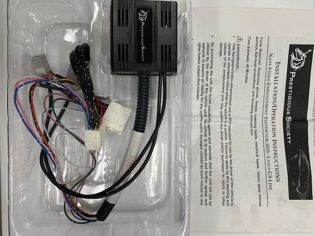 2015 Lexus GS350 - Prestigious Society NAV Bypass Module - Audio Video/Electronics - $80 - Plano, TX 75024, United States