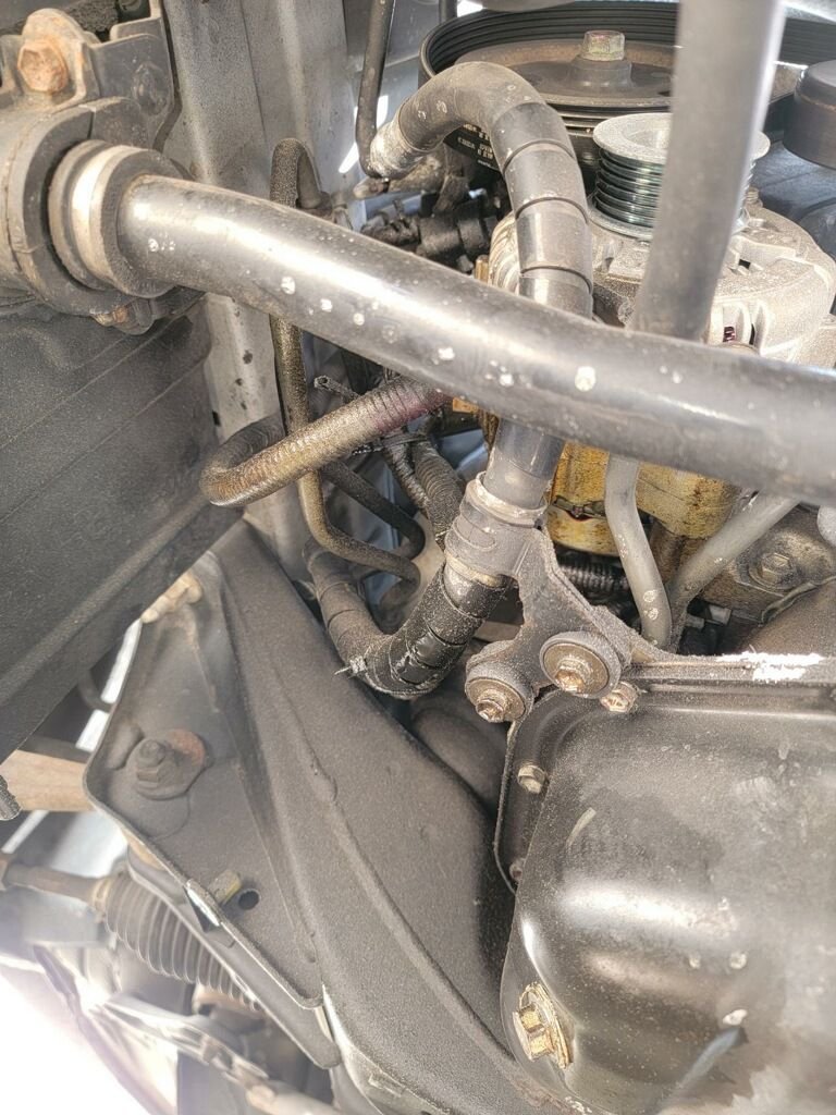 Power steering fluid leaking onto alternator. Can I use Lucas stop leak