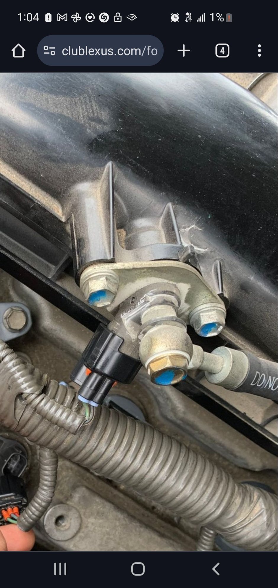 So what is the name of this sensor or pump right here with the three blue top screws? I broke the connector on accident recently while replacing all the coils and spark plugs and the cars no longer misfiring but i got codes p0393 and p0348 (camshaft sensors A and B driver side needed replacing) immediately after replacing the coils. So replaced both sensors w Denso parts earlier today and still was being given those codes. Starting to wonder if i damaged a connector or some of the wiring