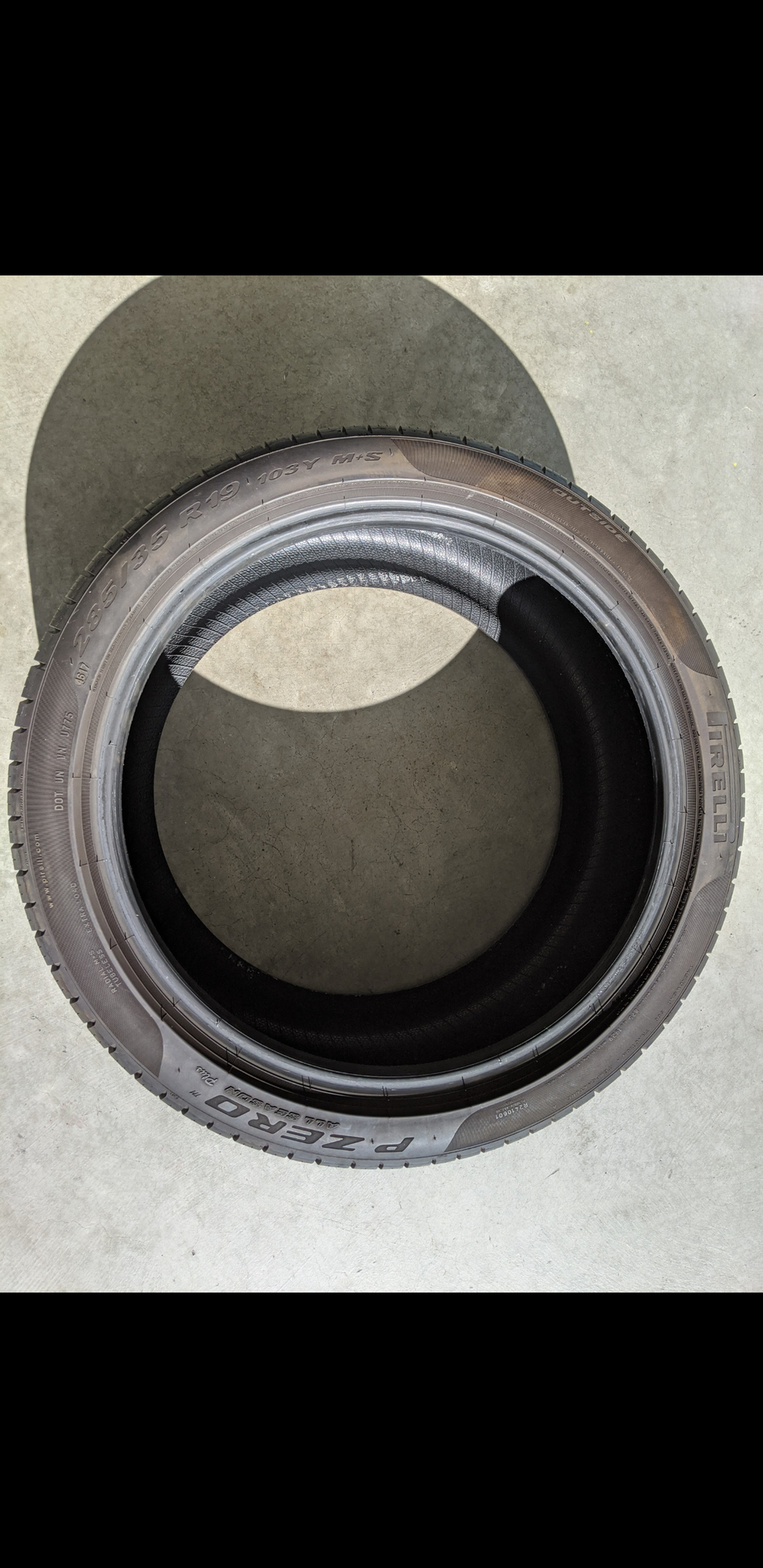 Wheels and Tires/Axles - $150.00-RCF rear tires(2)Pirelli P Pero ALL SEASON Plus Extra Load 285 / 35R 19 103Y - Used - 2015 to 2020 Lexus RC F - Temecula, CA 92592, United States