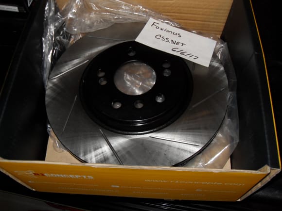 BRAND NEW LSJ Powerslot Front Rotors.  Still in Box.  Drilled for LSJ and 4x100 - $150 + Shipping