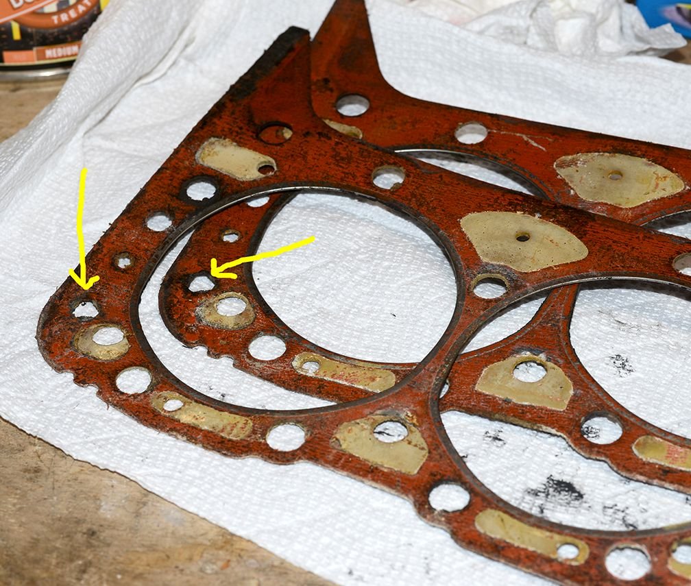 SBC 350 head gasket orientation CorvetteForum Chevrolet Corvette
