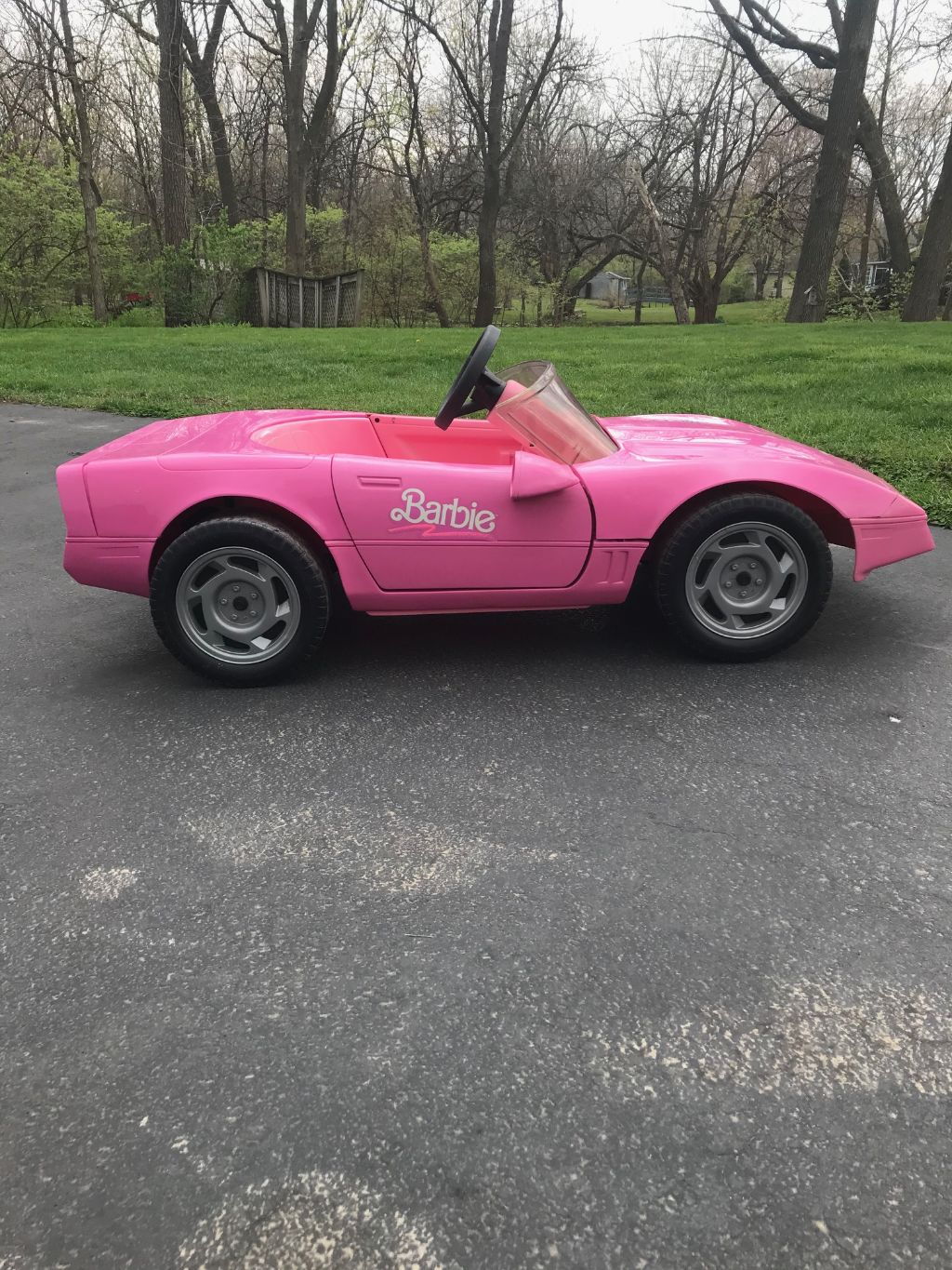 pink barbie corvette 1990