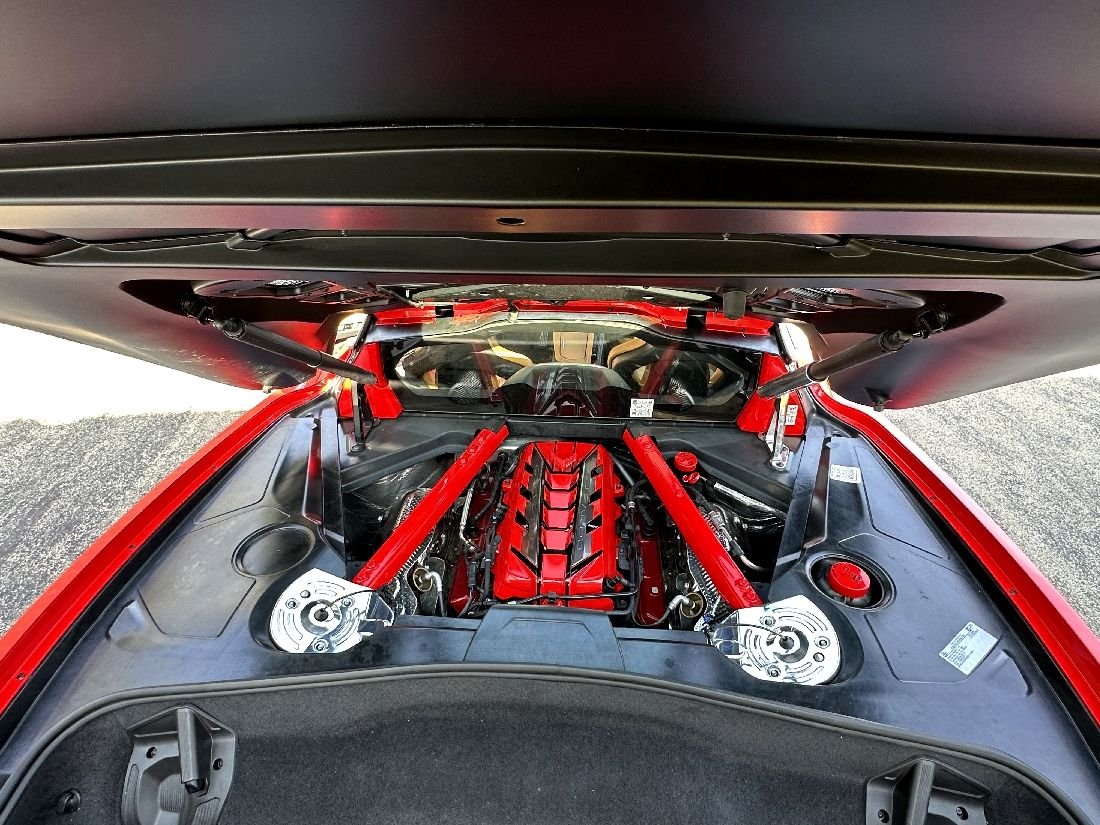 2020-2024 C8 Corvette Billet Aluminum Engine Strut Covers Set w/Mag ...