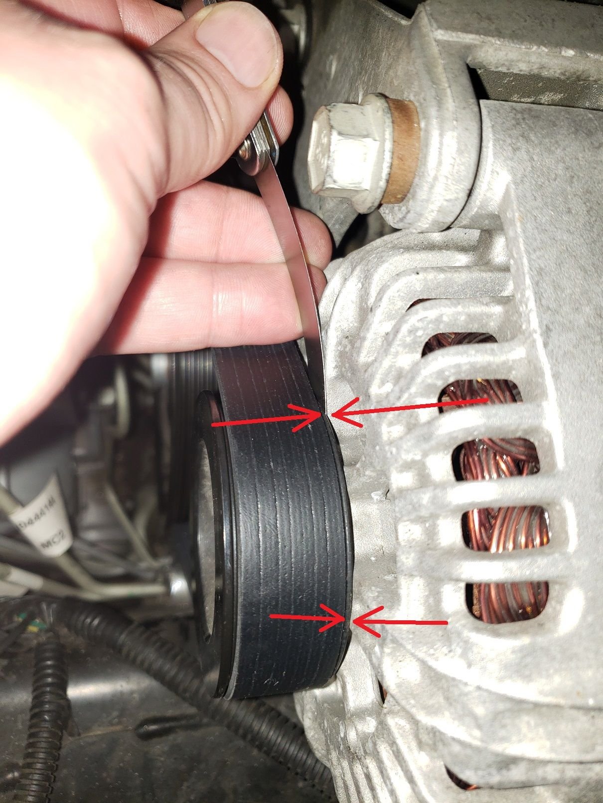 Alternator pulley gap? CorvetteForum Chevrolet Corvette Forum