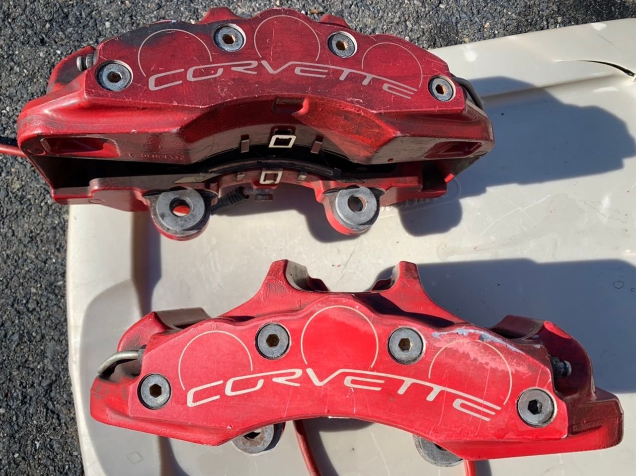 FS (For Sale) 2006 C6 Z06 Calipers and carbotech pads 325 shipped