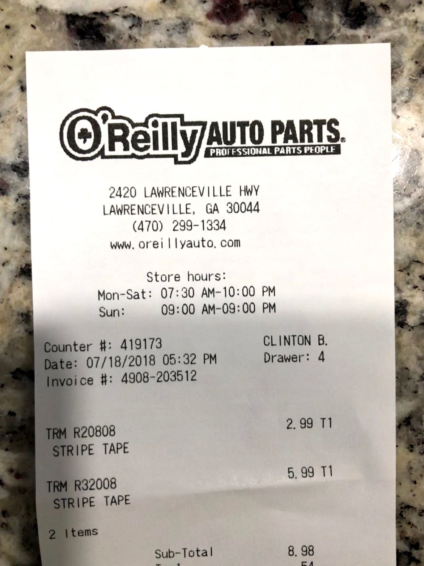 O Rielly Auto Parts - bmdfnx7