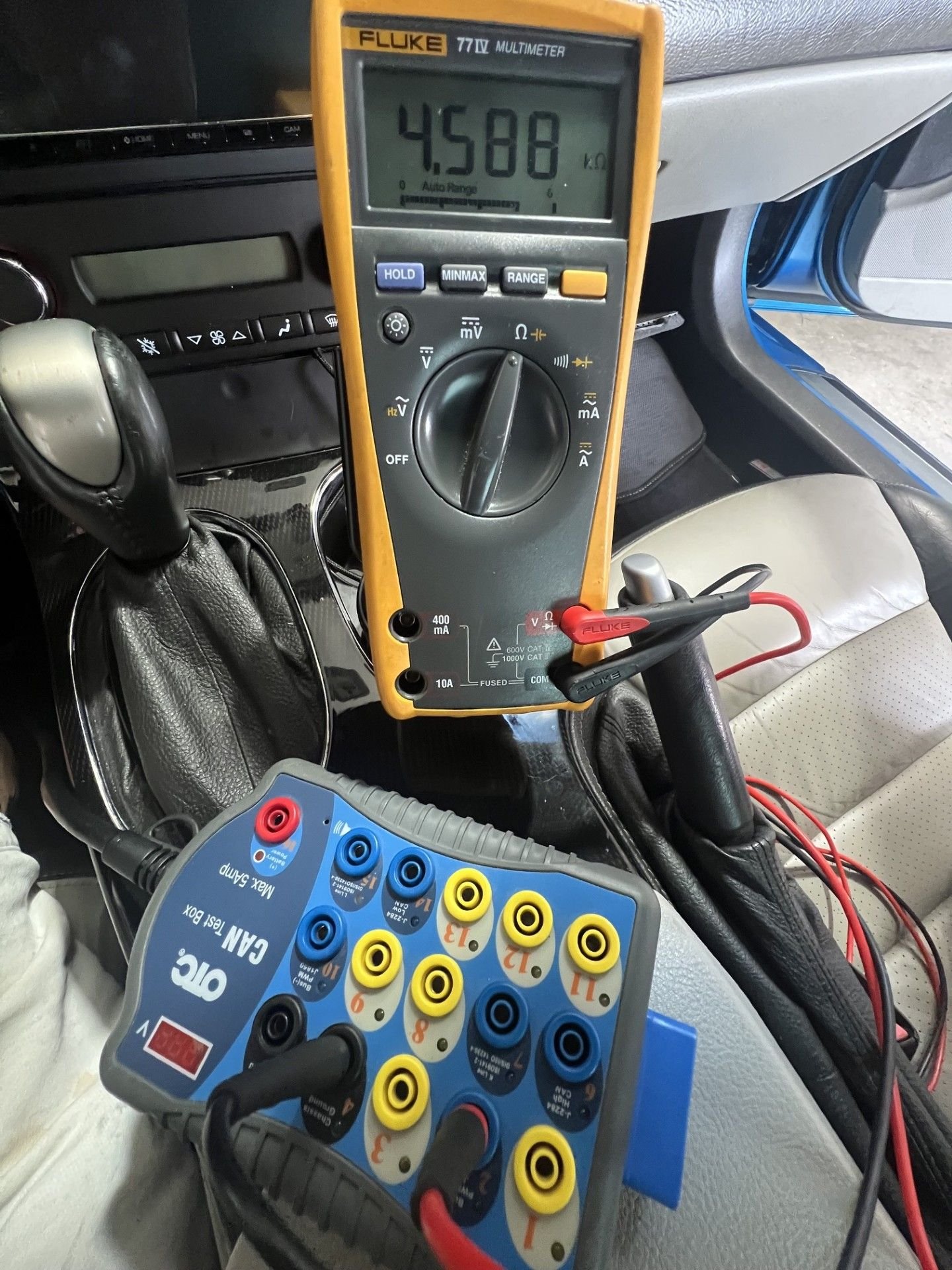 terminal 2 to ground --4.588K ohms...4588 ohms