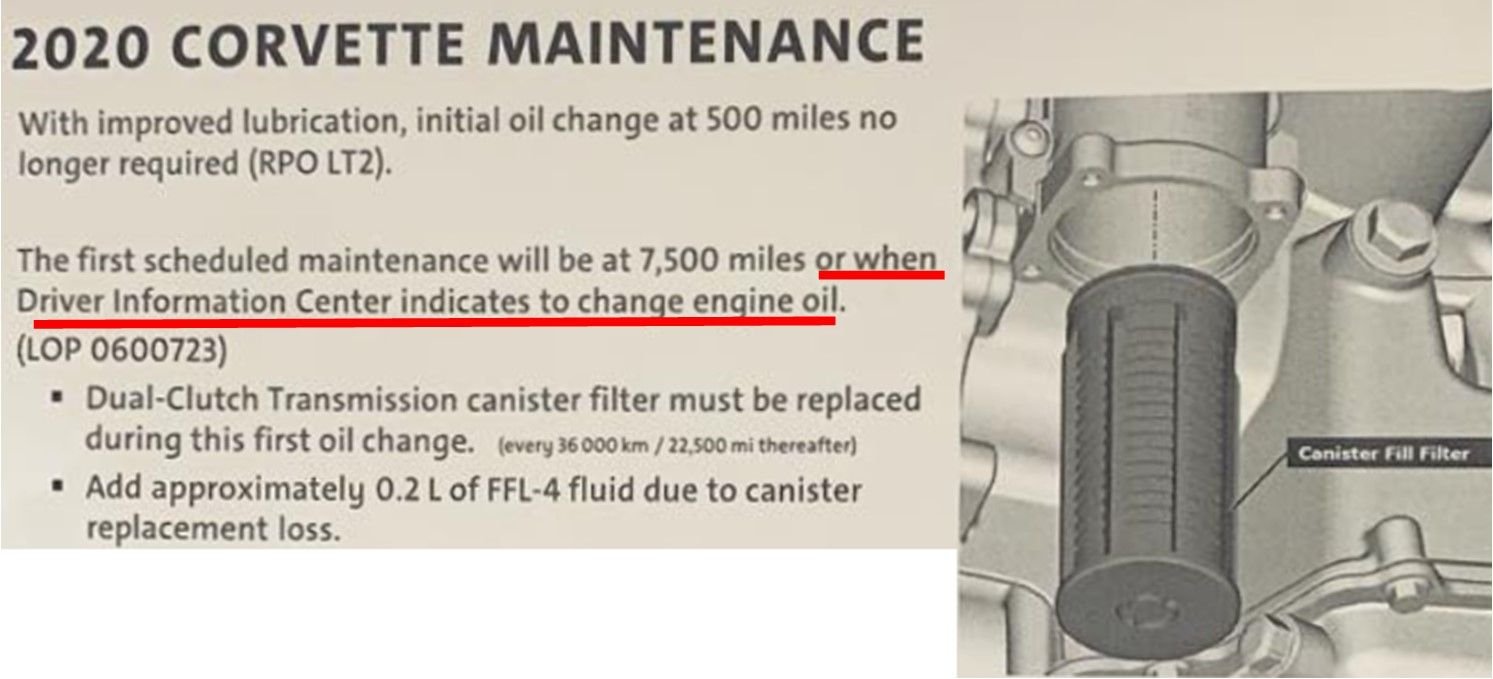 C8 FREE (1st Oil Change) Includes FREE (DCT Filter Change