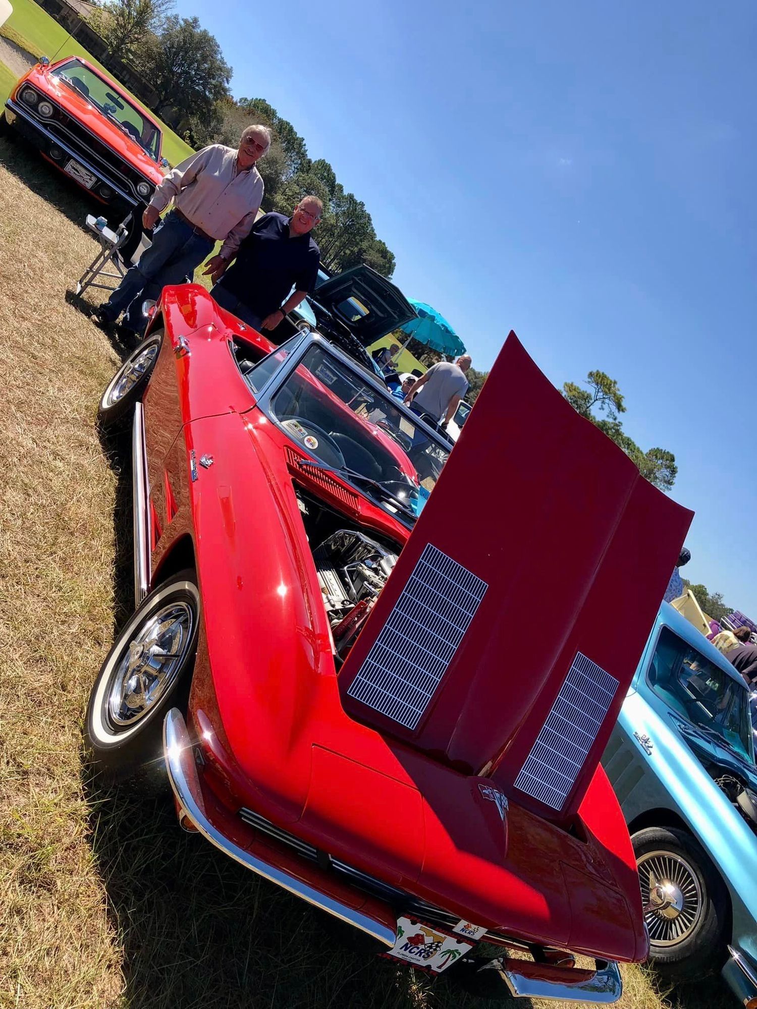 VetteFred And ChuckG At A Local Car Show CorvetteForum Chevrolet