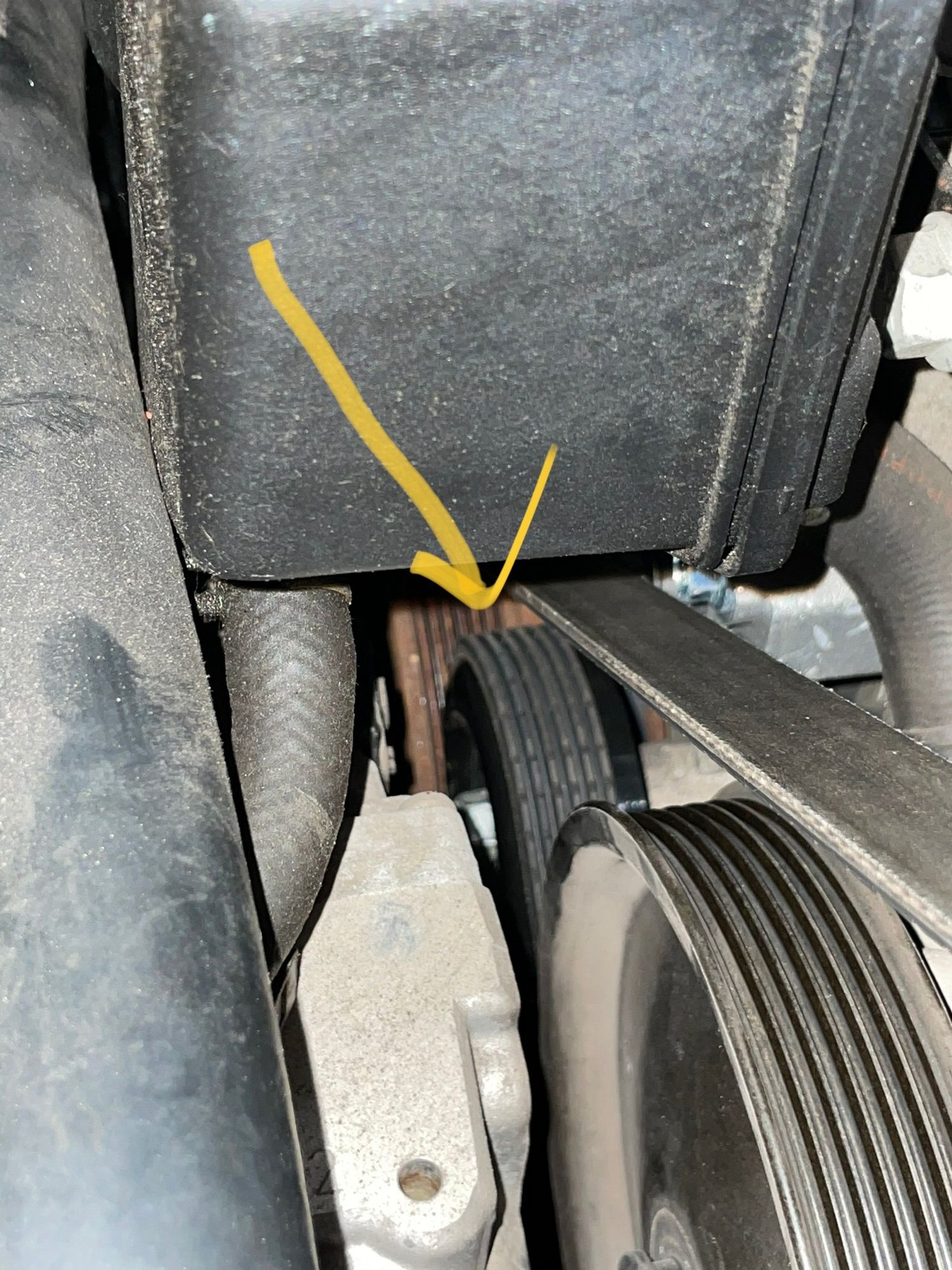 Idler pulley not aligned?? CorvetteForum Chevrolet Corvette Forum