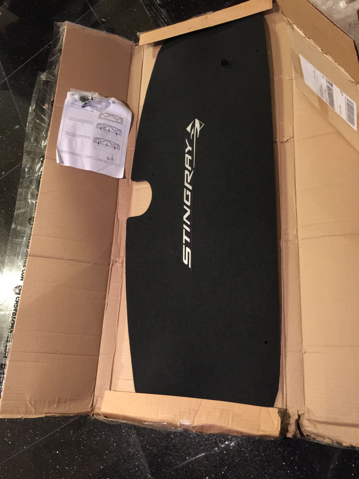 2014 C7 convertible "Stingray" trunk lid liner CorvetteForum