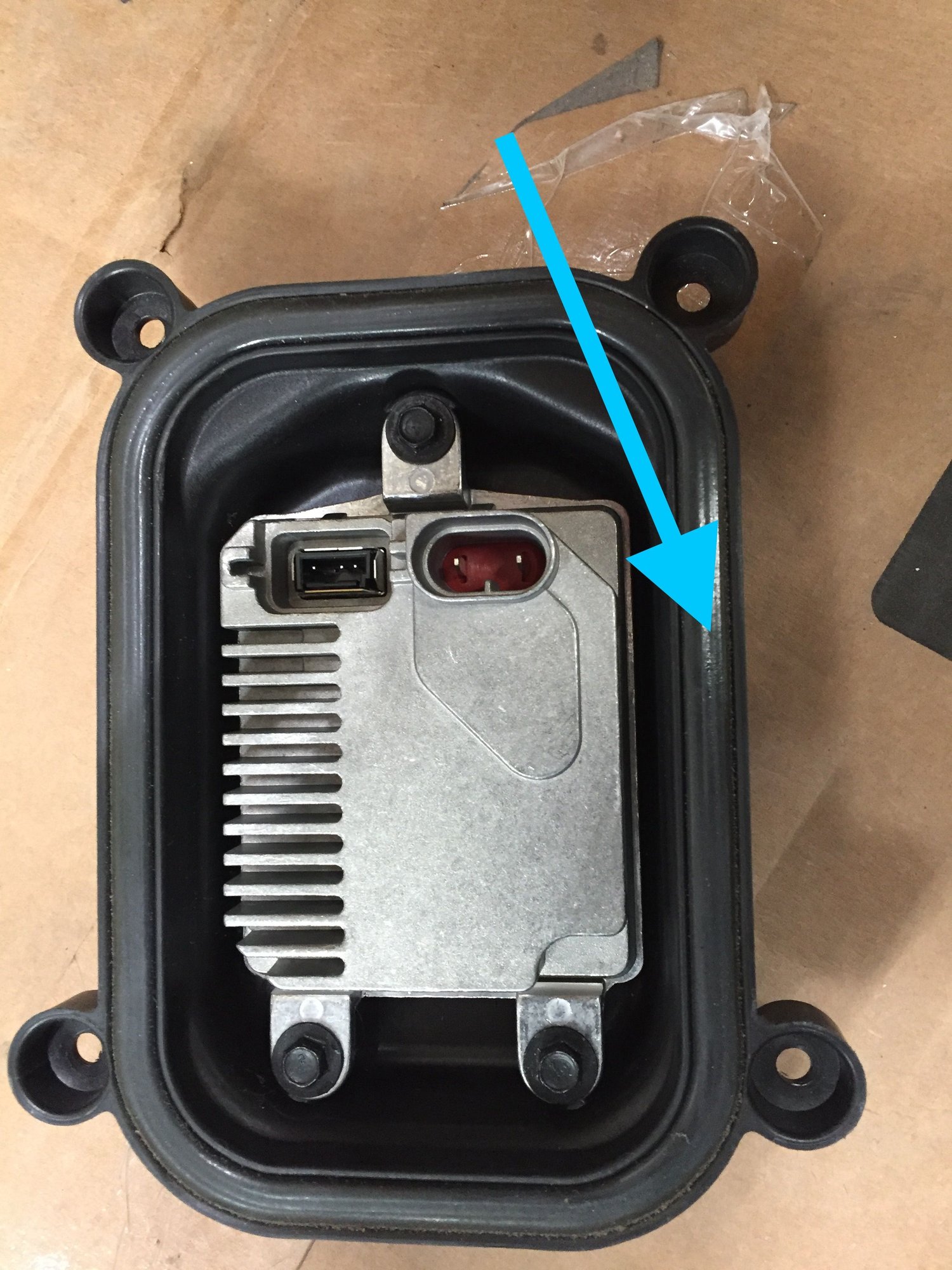 How to replace your C6 low beam headlight ballast  