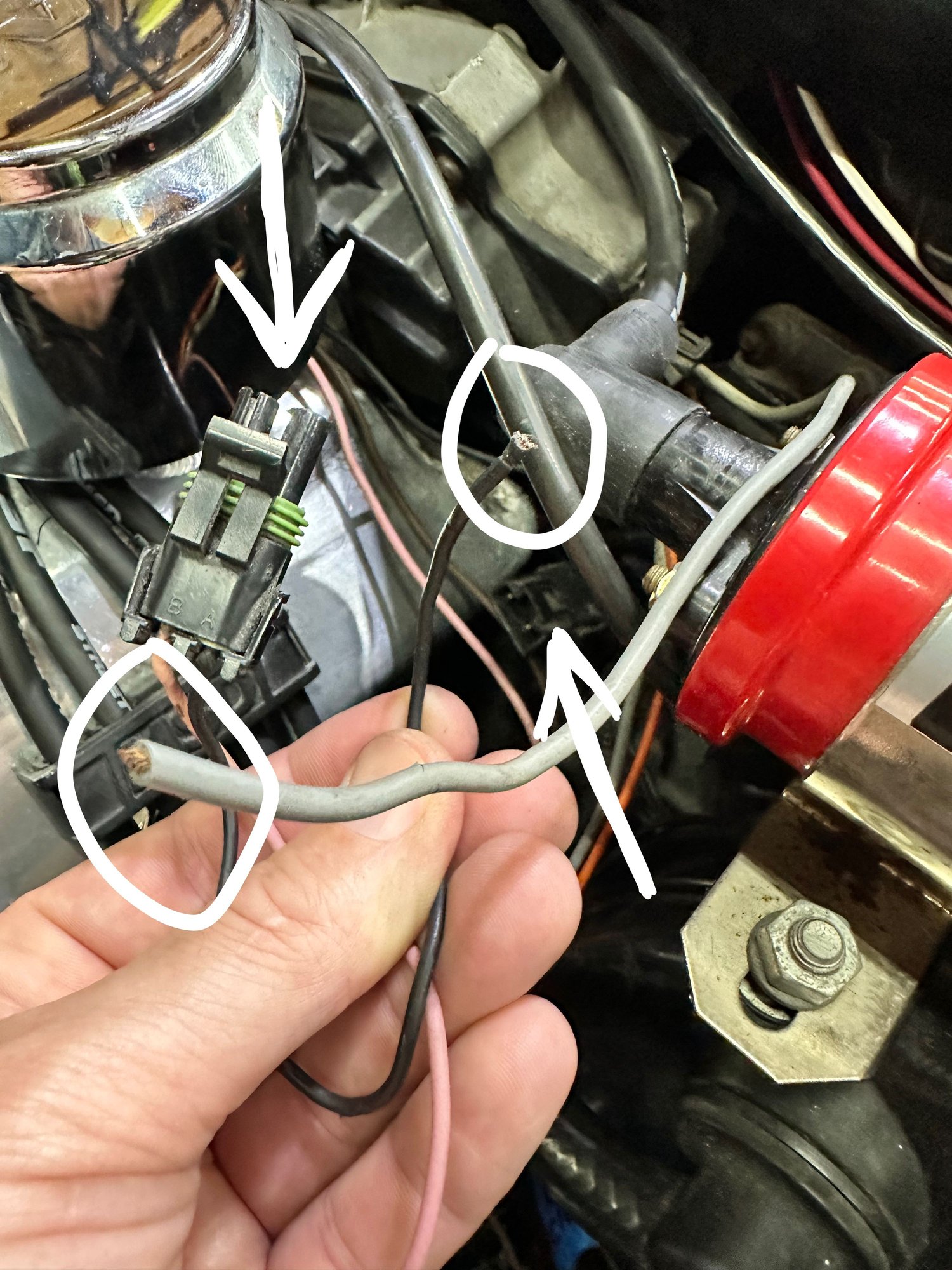 Help explain these mystery wiper motor wires? CorvetteForum