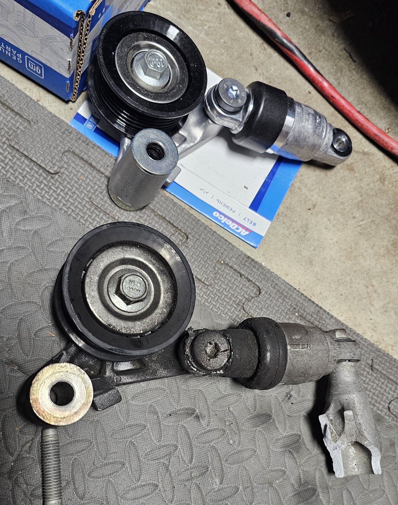 Belt Tensioner Broken AC Bracket CorvetteForum Chevrolet Corvette