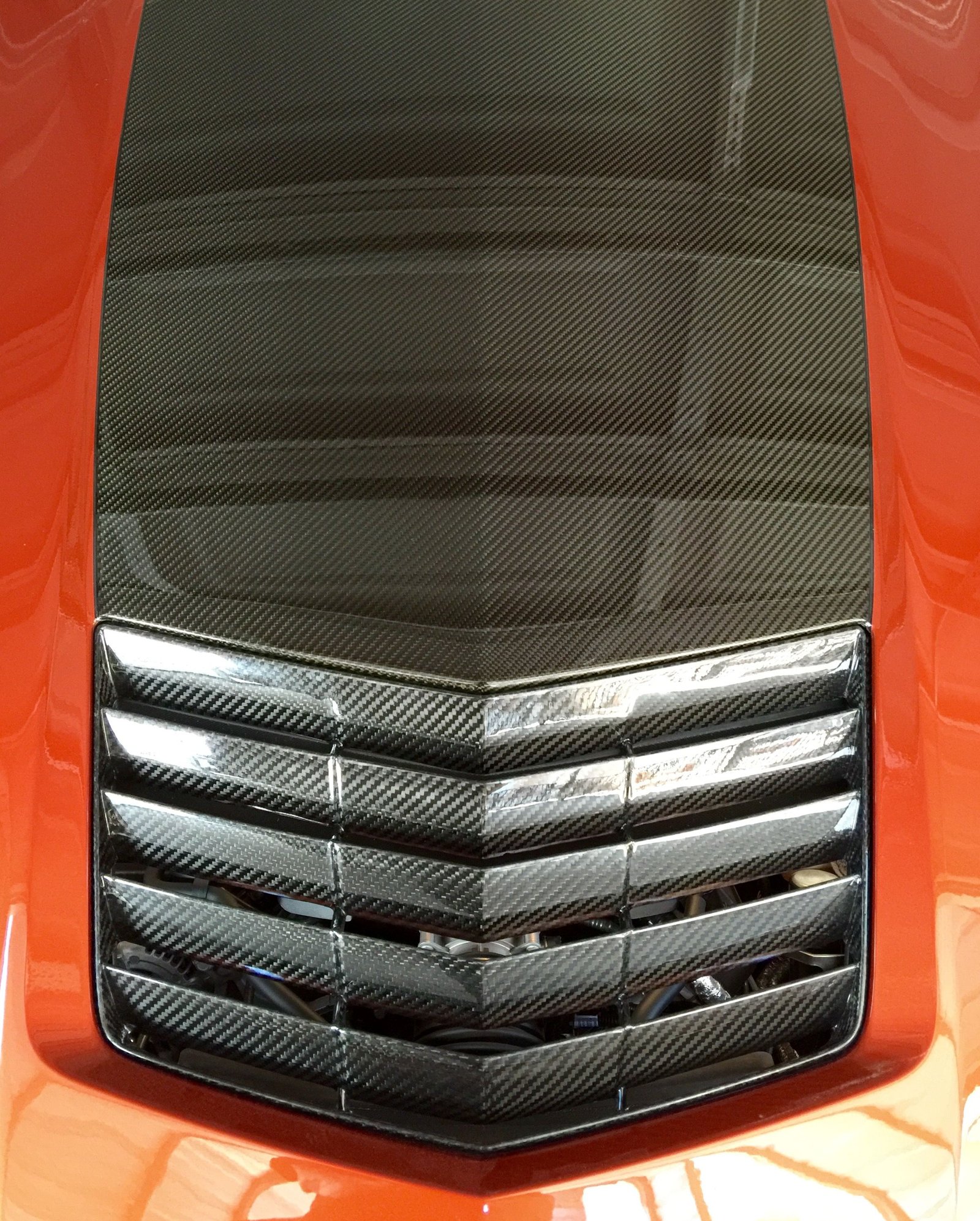 Aftermarket carbon fiber weave hood insert CorvetteForum Chevrolet Corvette Forum Discussion