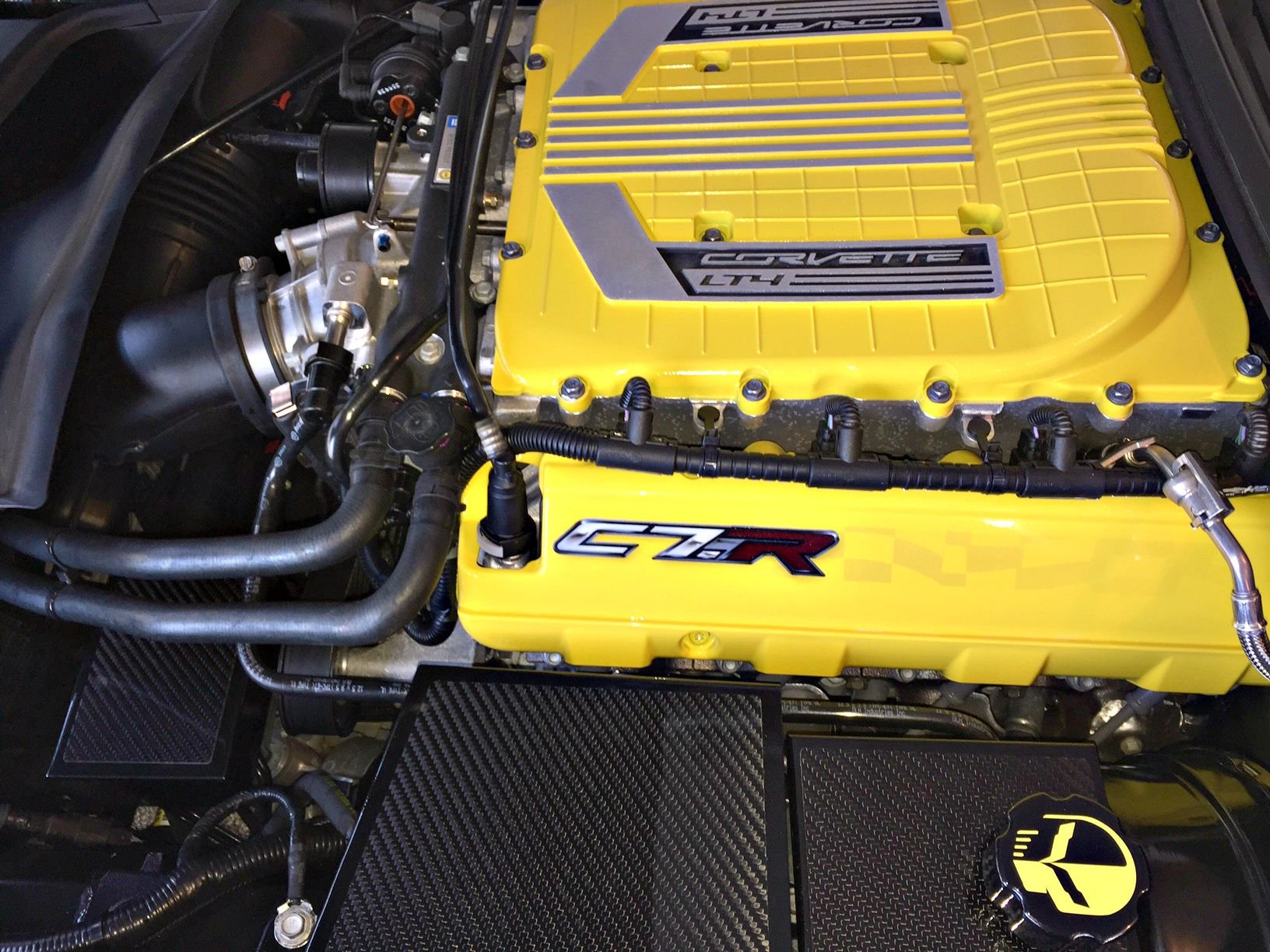 C7.R engine dressup kit and hood liner CorvetteForum Chevrolet