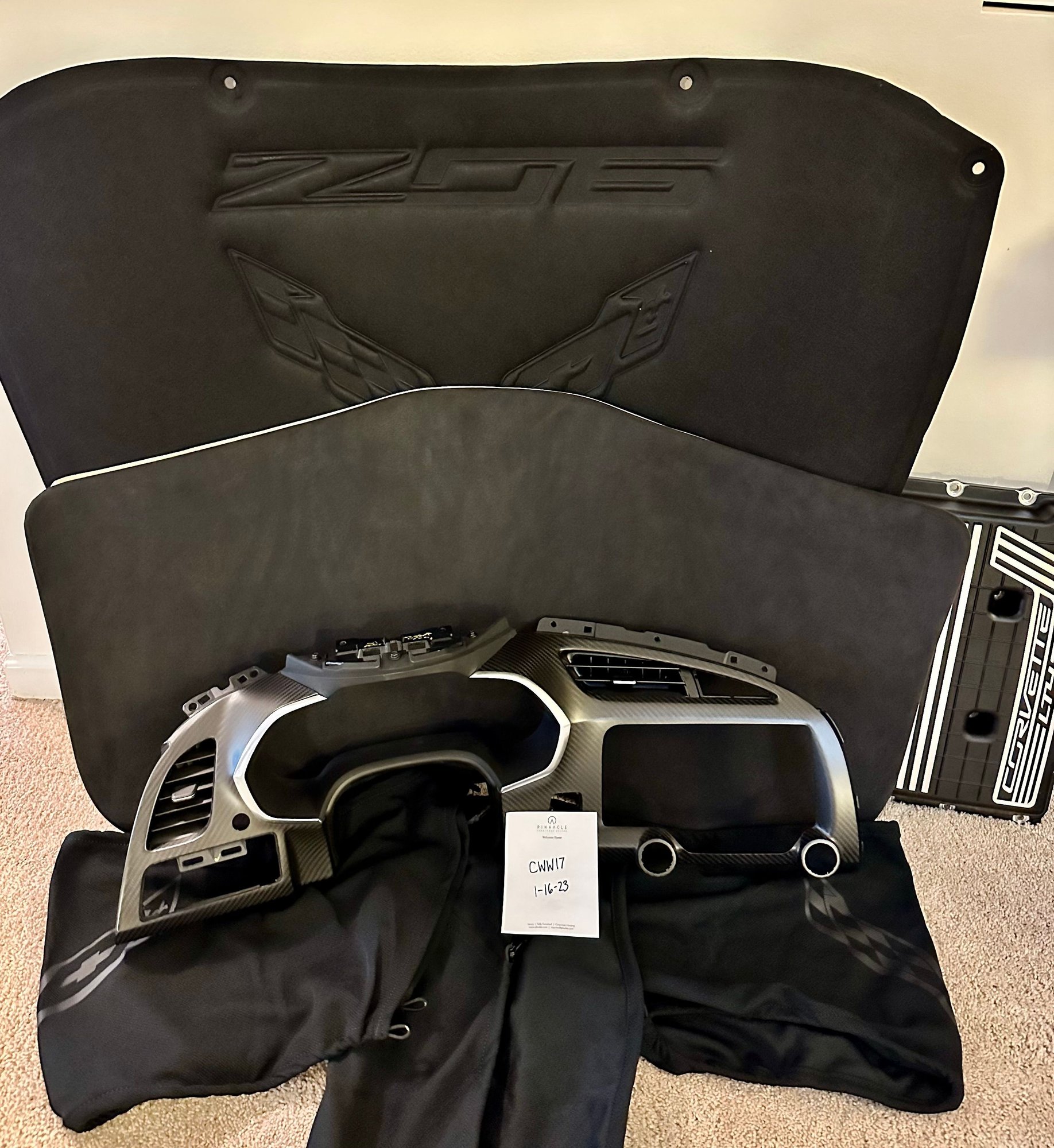 FS (For Sale) 1516 C7 Z06 OEM Hood Liner Insulator 120 Shipped CorvetteForum Chevrolet