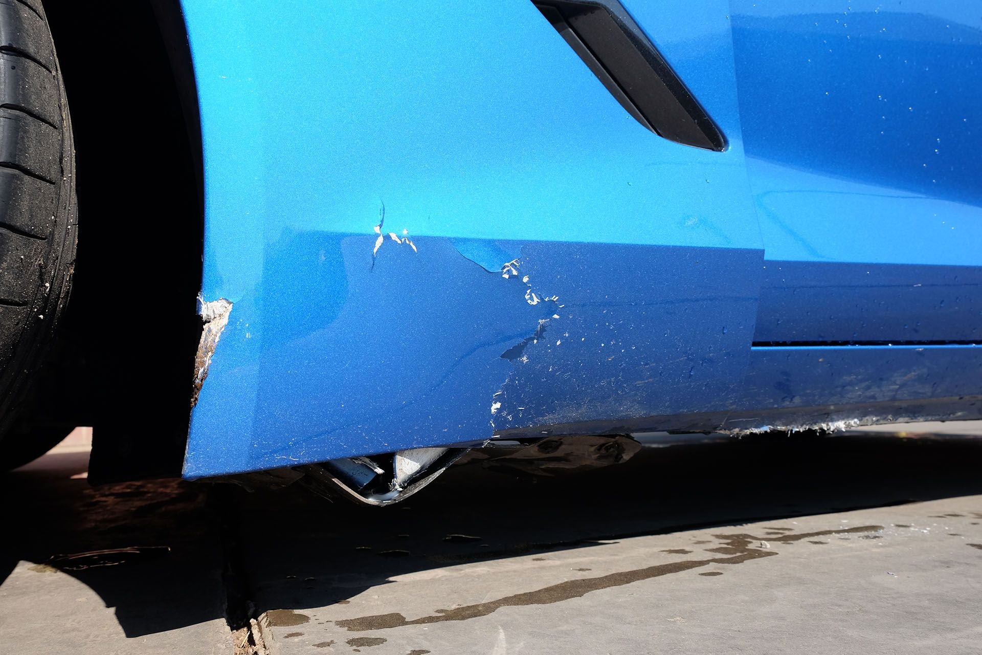 An automated car wash caused major damage along the driver's side. Am I