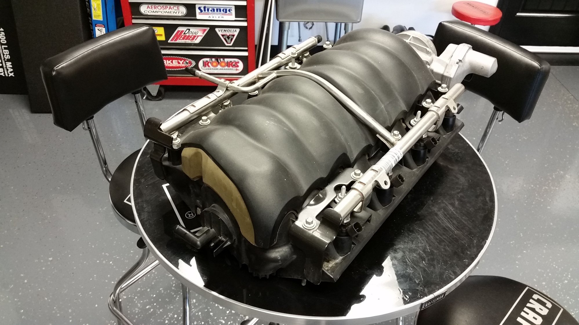 Factory / Stock LS3 intake manifold w/ throttle body, fuel rails and