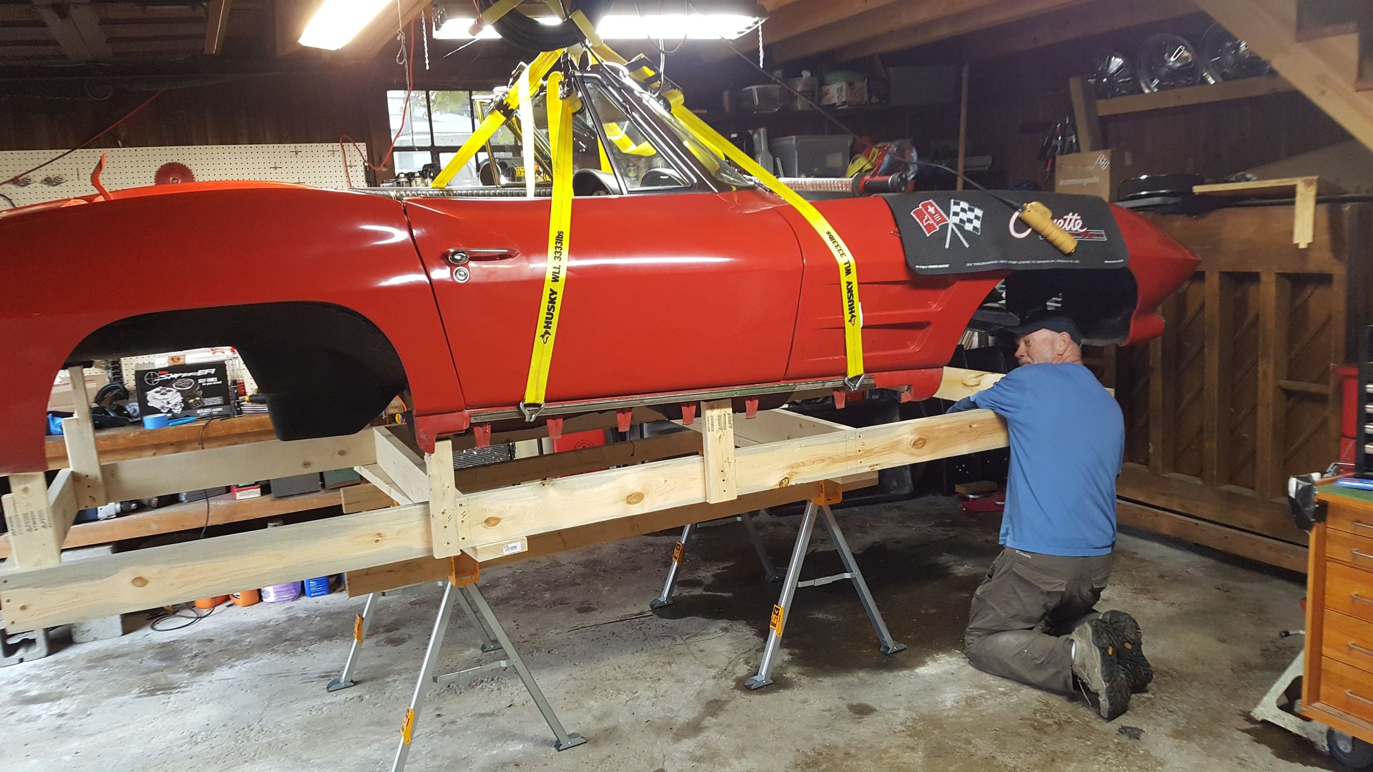 C2 Getting ready for body lift CorvetteForum Chevrolet Corvette