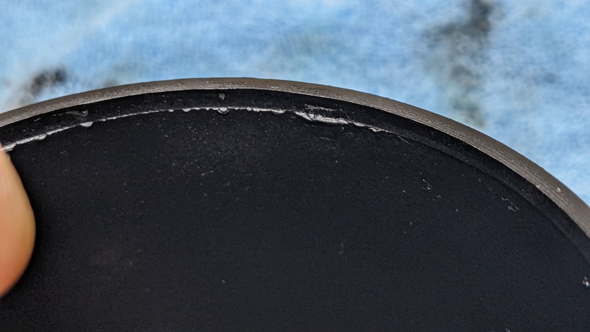 Picture 6 - look at the excessively applied powder coating on the internal surface of this canister
